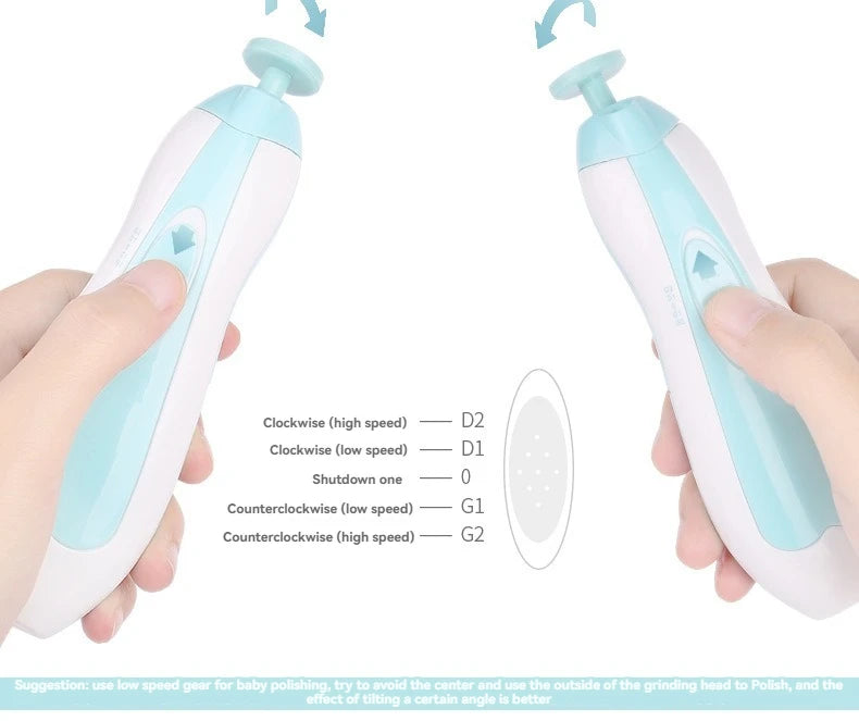 BabyBliz® Electric Safe Baby Nail Trimmer