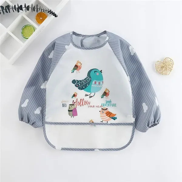 BabyBliz® Waterproof Art & Feeding Bib - All-in-One Protection for Toddlers