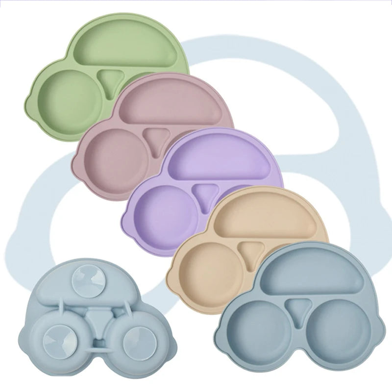 BabyBliz® - Smiley Suction Plate for Mess-Free Meals!