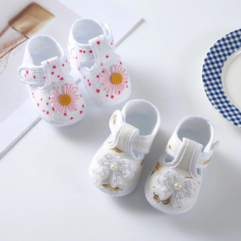 BabyBliz® Floral Bow First Walkers