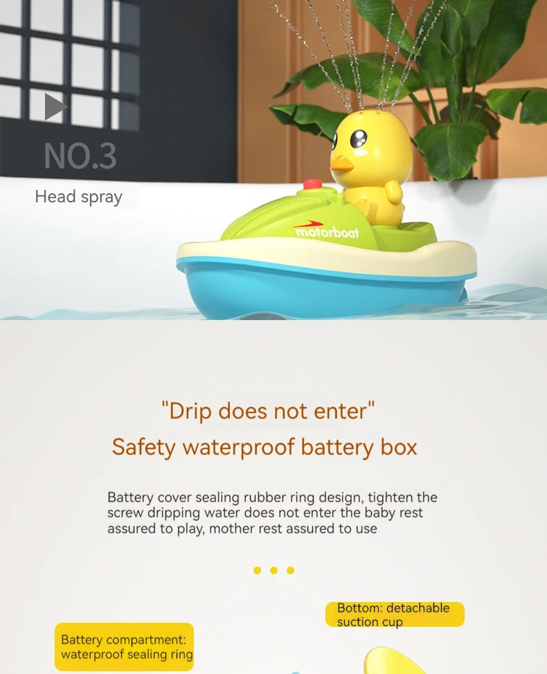 BabyBliz® Aqua Quack Water Spray Boat