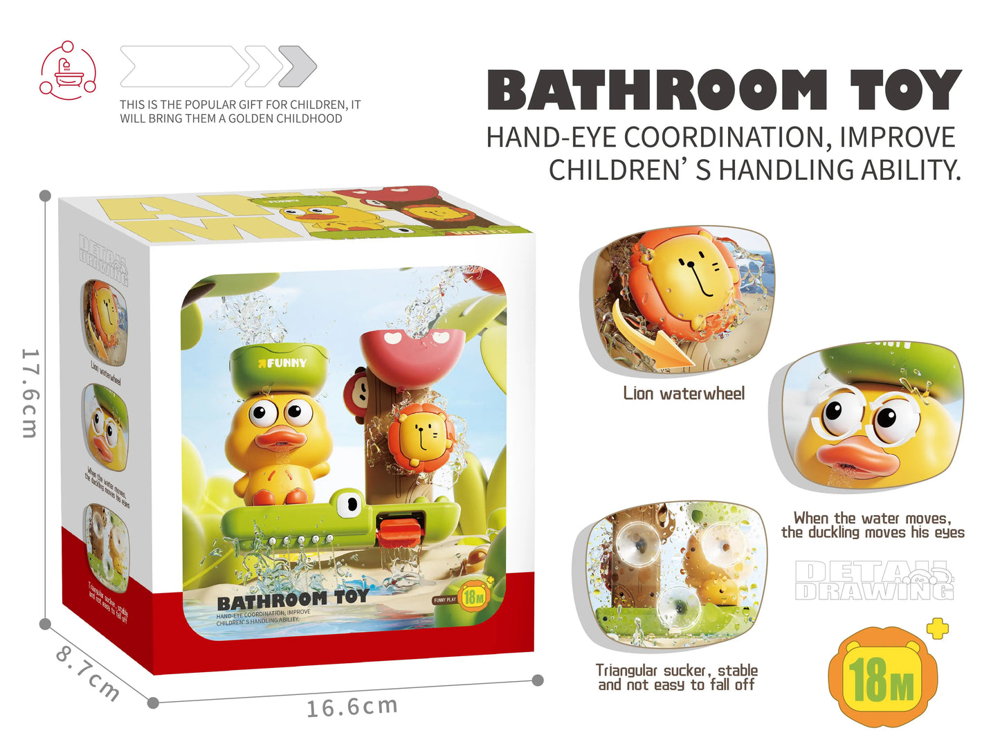 BabyBliz® Aqua Quack Water Spray Boat