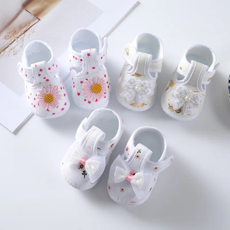 BabyBliz® Floral Bow First Walkers