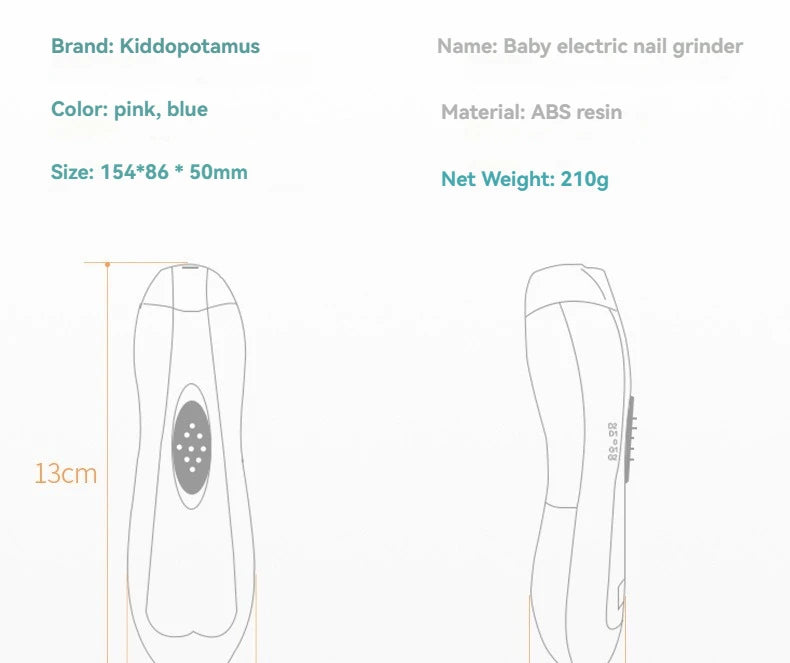 BabyBliz® Electric Safe Baby Nail Trimmer