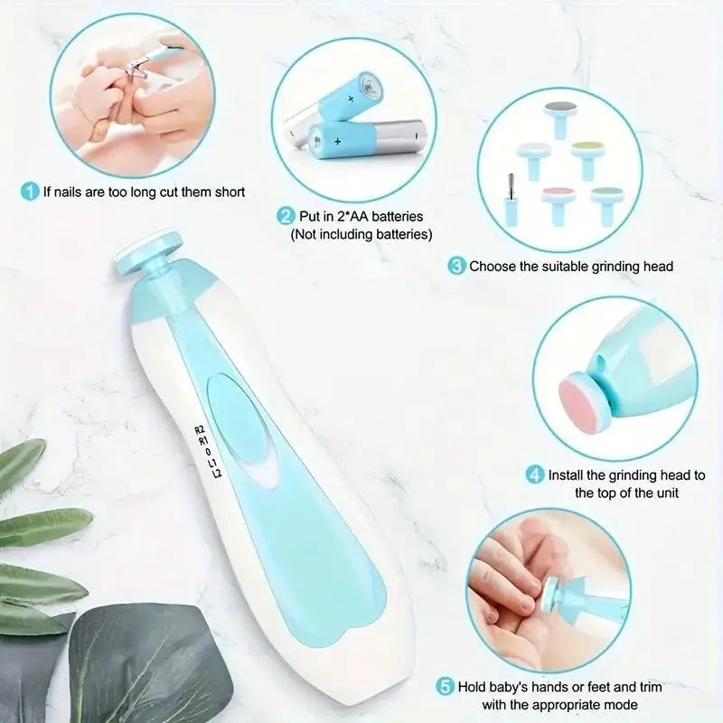 BabyBliz® Electric Safe Baby Nail Trimmer