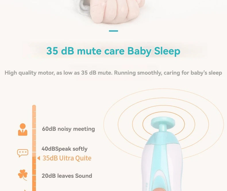BabyBliz® Electric Safe Baby Nail Trimmer