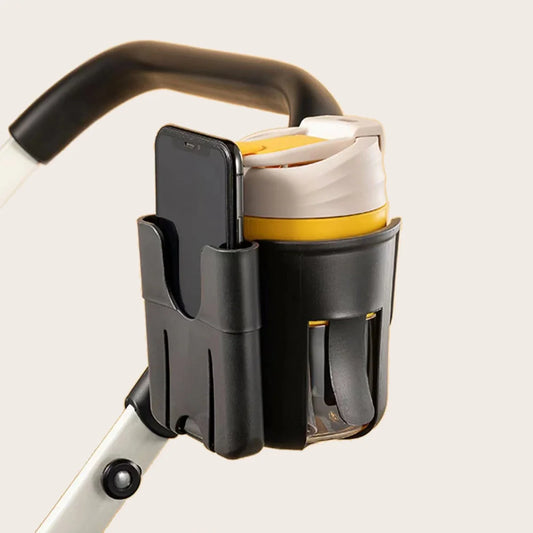 BabyBliz® Sip & Scroll – 2-in-1 Stroller Cup and Phone Holder