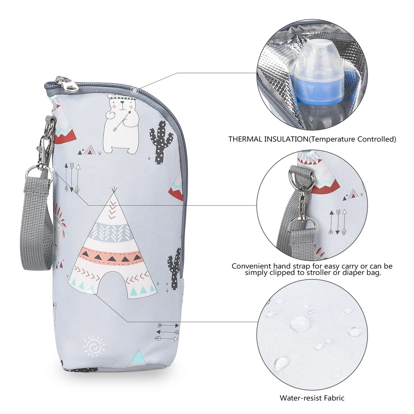 BabyBliz® Portable Bottle Warmer & Insulated Bag